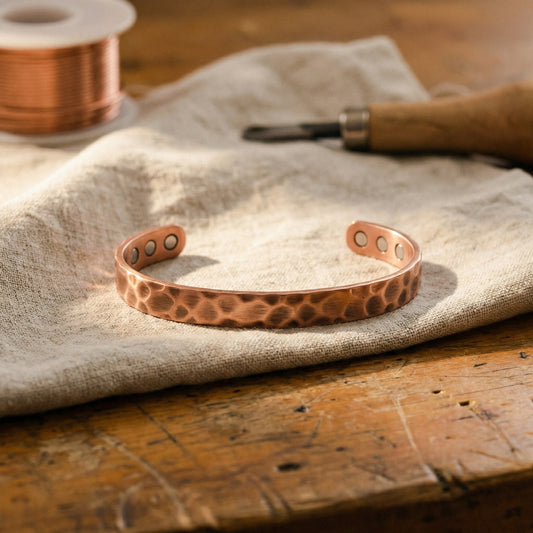 Nora's Furrow Copper Bracelet