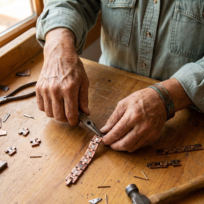 Nora's Gorse Men's Copper Bracelet