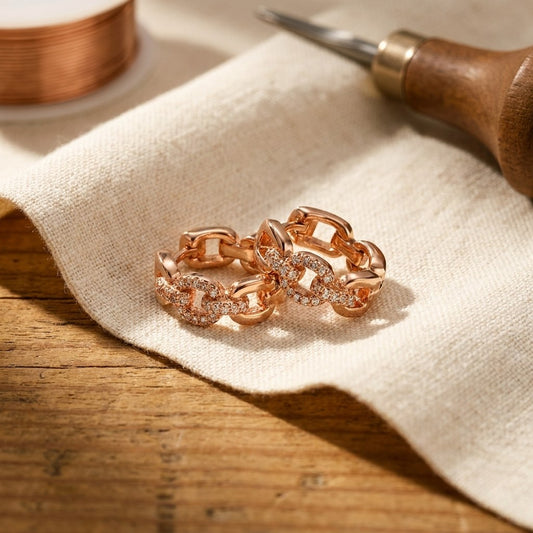 Nora's Tor Copper Earrings