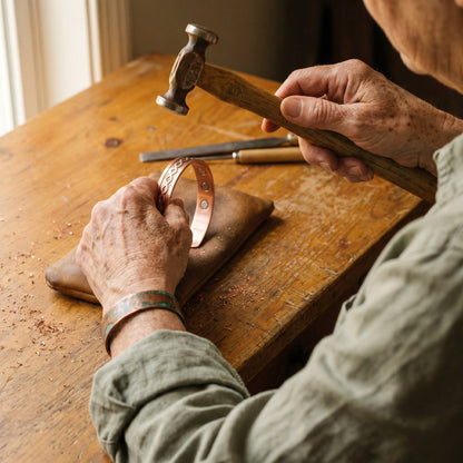 Nora's Current Copper Bracelet