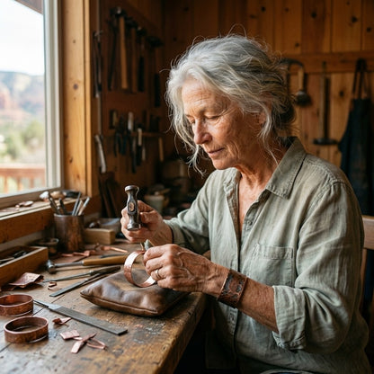 Nora's Vine Copper Bracelet