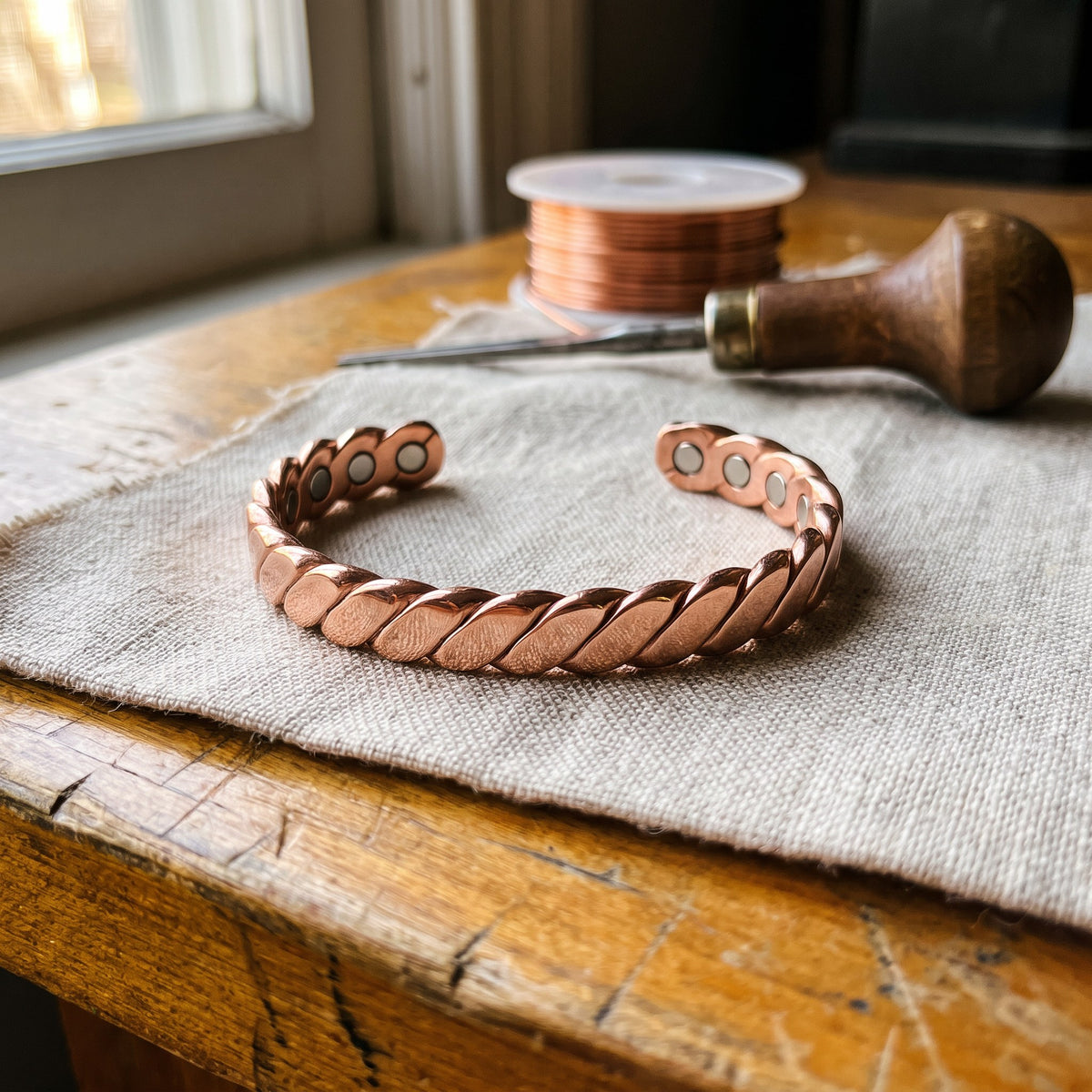 Nora's Bough Copper Bracelet