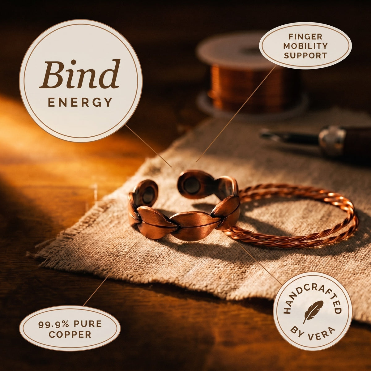Nora's Bind Copper Ring