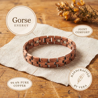 Nora's Gorse Men's Copper Bracelet