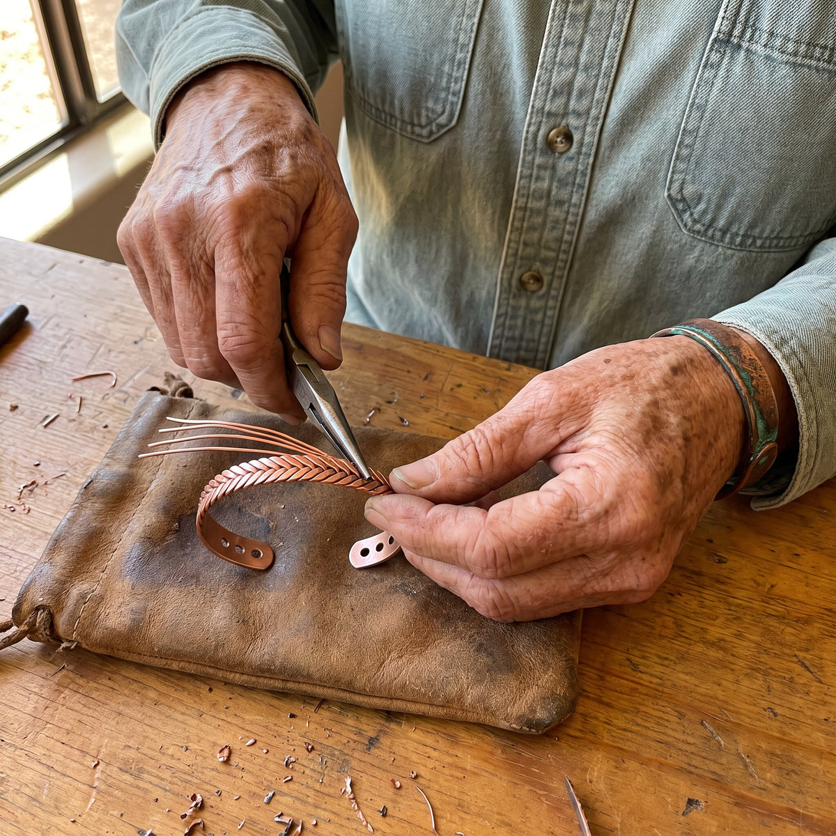 Nora's Furze Copper Bracelet