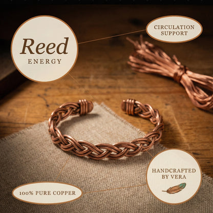 Nora's Reed Copper Anklet
