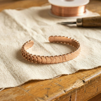 Nora's Tide Copper Bracelet