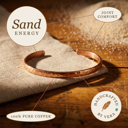 Nora's Sand Copper Anklet
