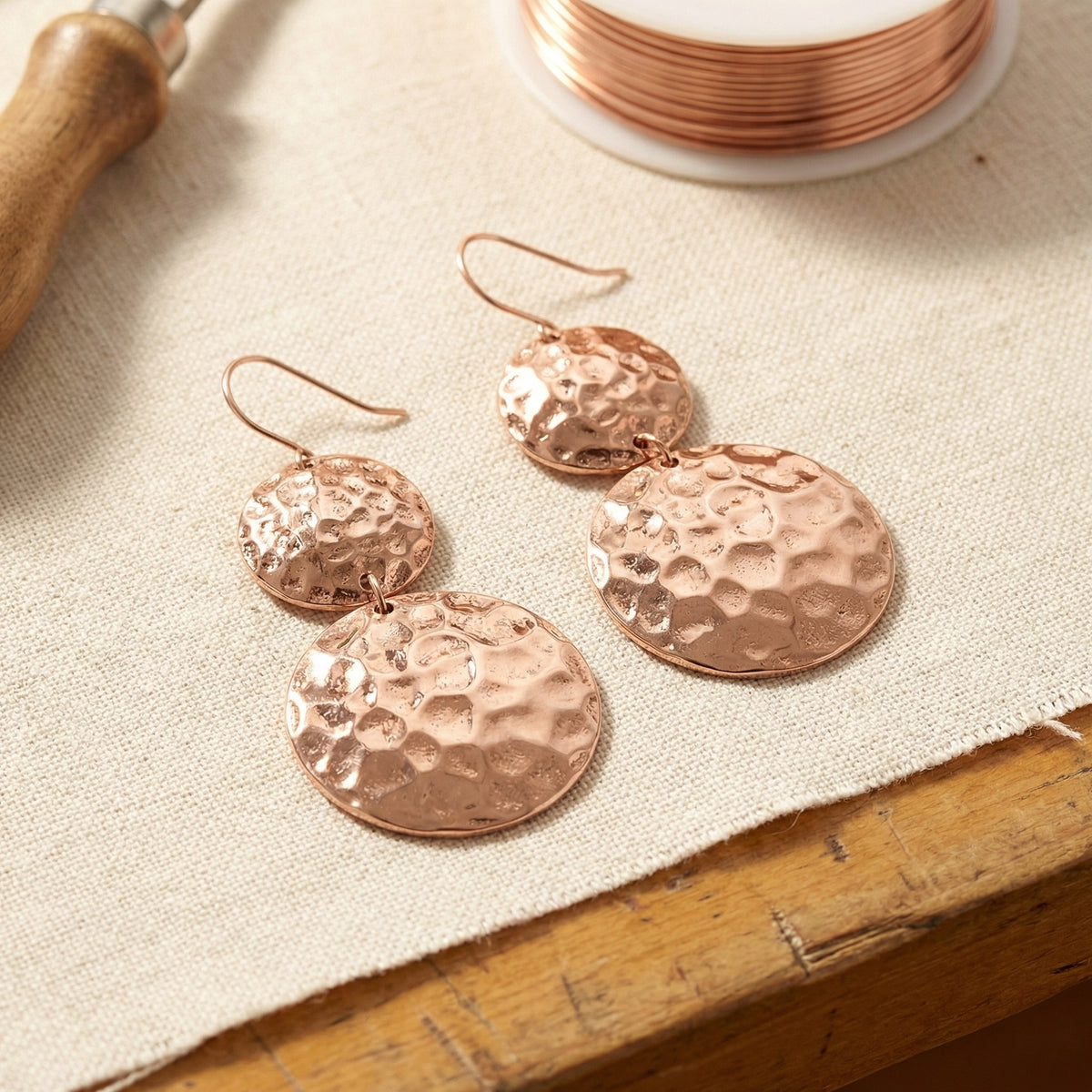Nora's Solstice Copper Earrings