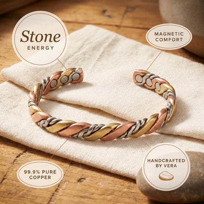 Nora's Stone Copper Bracelet