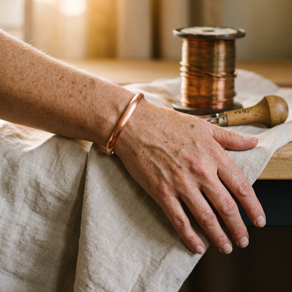 Nora's Flow Copper Bracelet