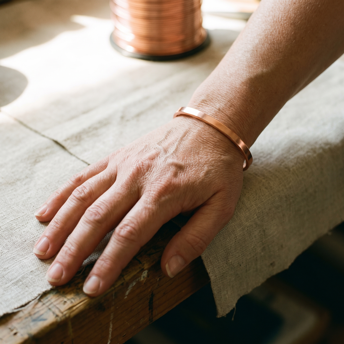 Nora's River Copper Bracelet