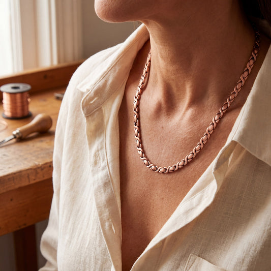 Nora's Cedar Copper Necklace