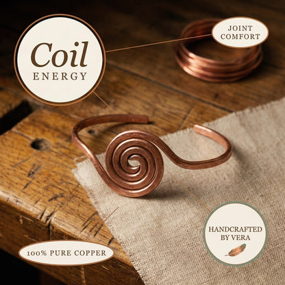 Nora's Coil Copper Anklet