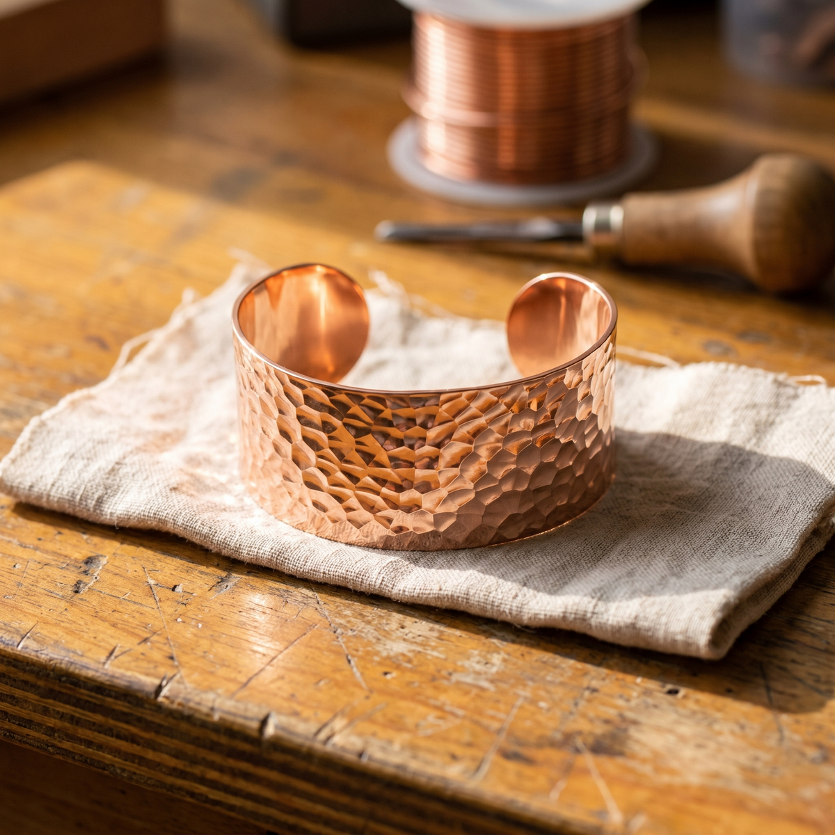Nora's Forge Copper Bracelet