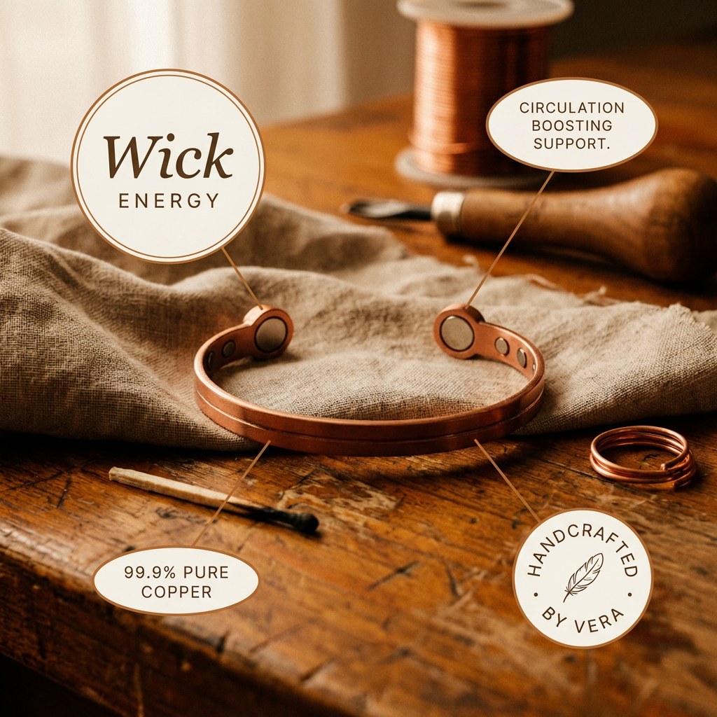 Nora's Wick Copper Bracelet