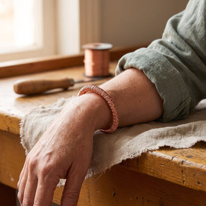 Nora's Fjord Copper Cuff