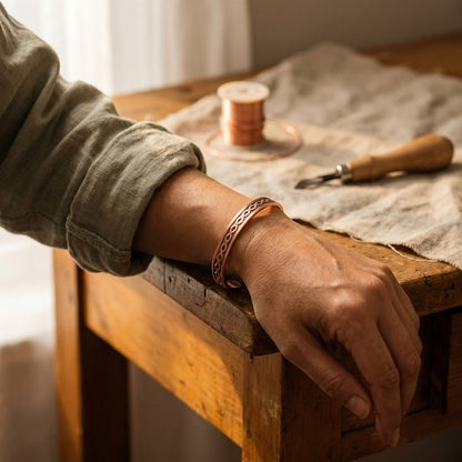 Nora's Current Copper Bracelet