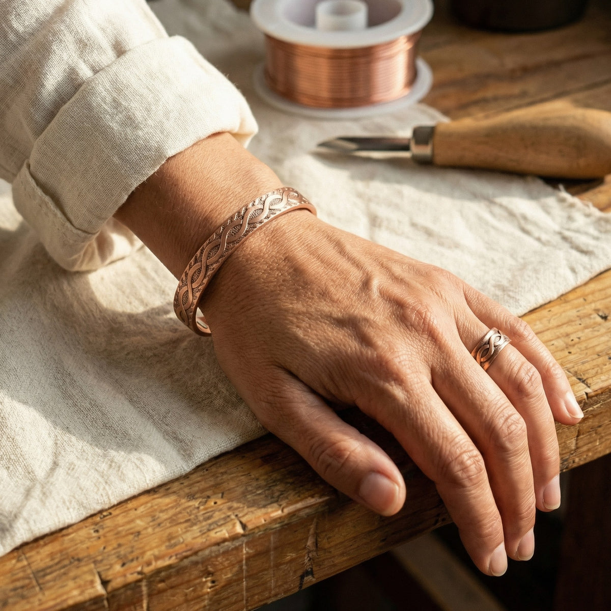 Nora's Knot Copper Set