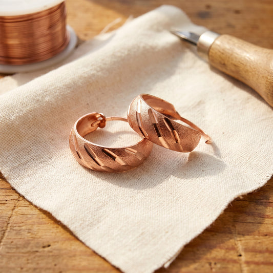 Nora's Vale Copper Earrings