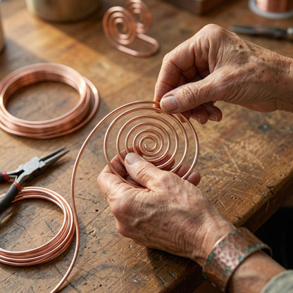 Nora's Flow Copper Hand Spiral