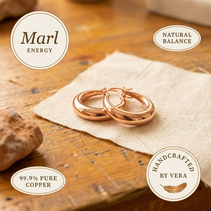 Nora's Marl Copper Earrings