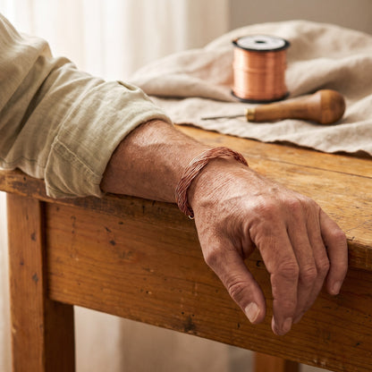 Nora's Elm Copper Cuff Bracelet
