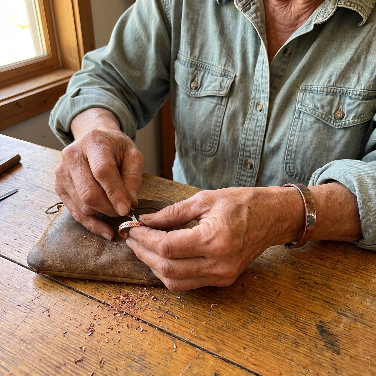 Nora's Root Copper Ring
