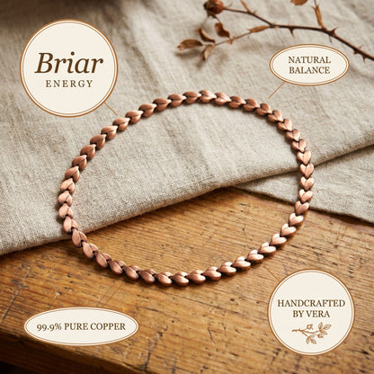 Nora's Briar Copper Necklace