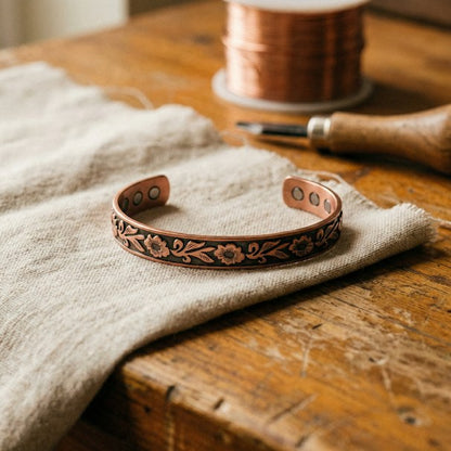 Nora's Vine Copper Bracelet