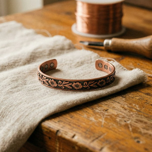 Nora's Vine Copper Bracelet