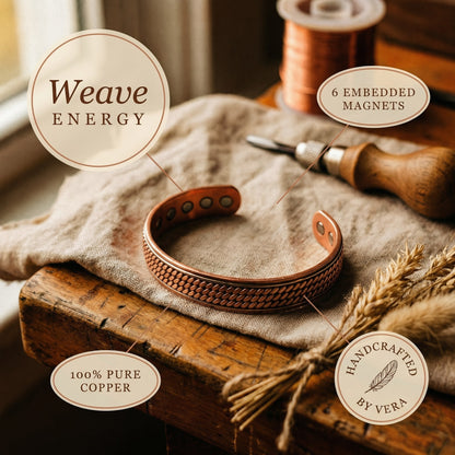 Nora's Wave Copper Bracelet