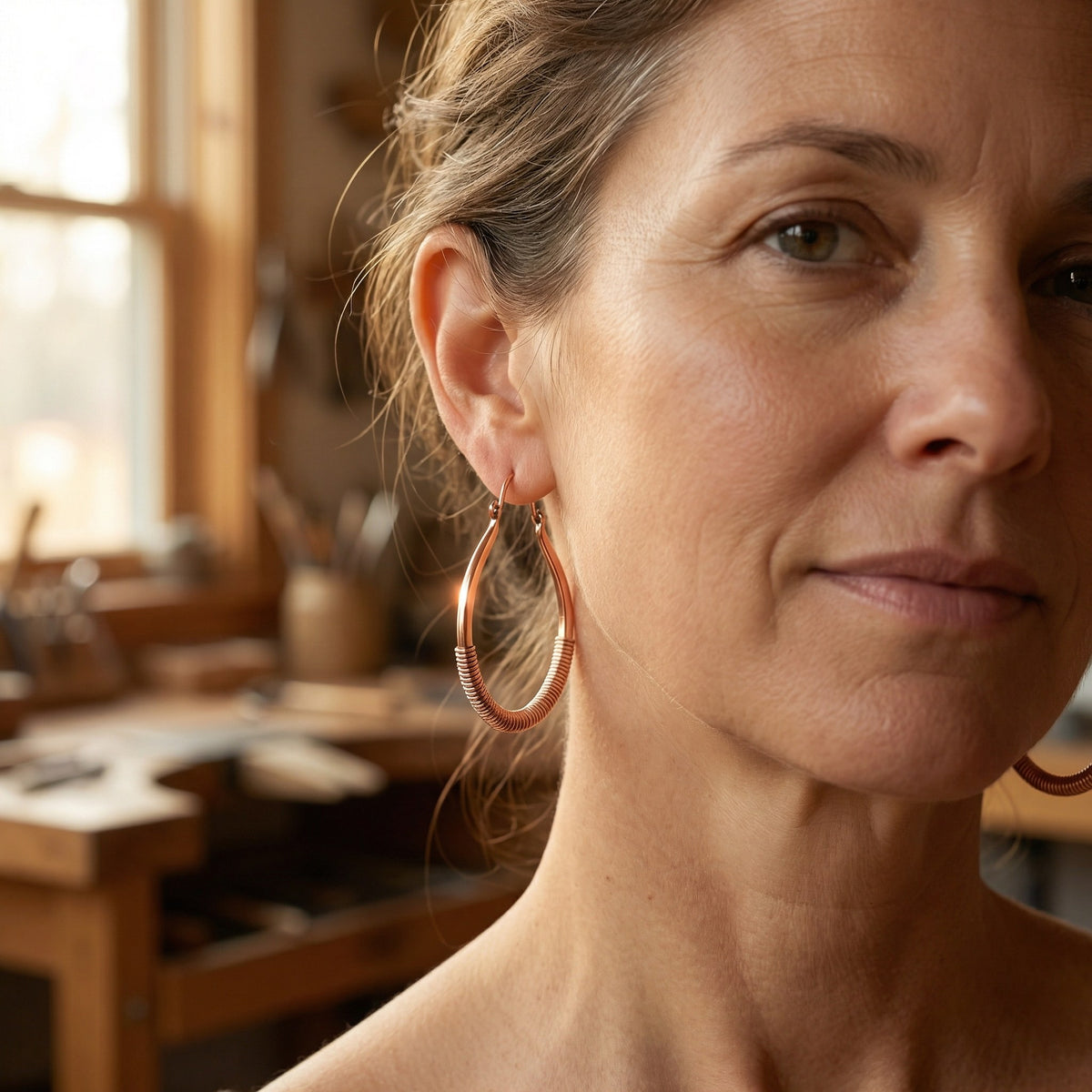 Nora's Creek Copper Earrings