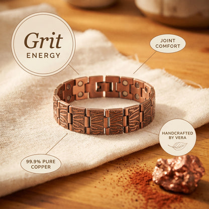 Nora's Grit Men's Copper Bracelet