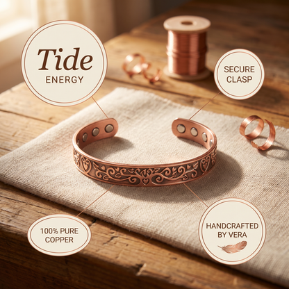 Nora's Tide Copper Bracelet