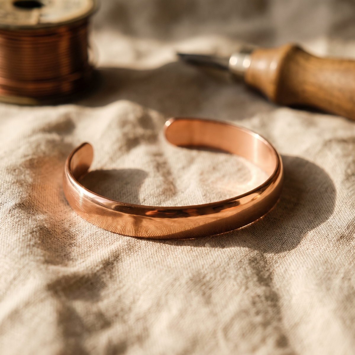 Nora's Tide Copper Bracelet