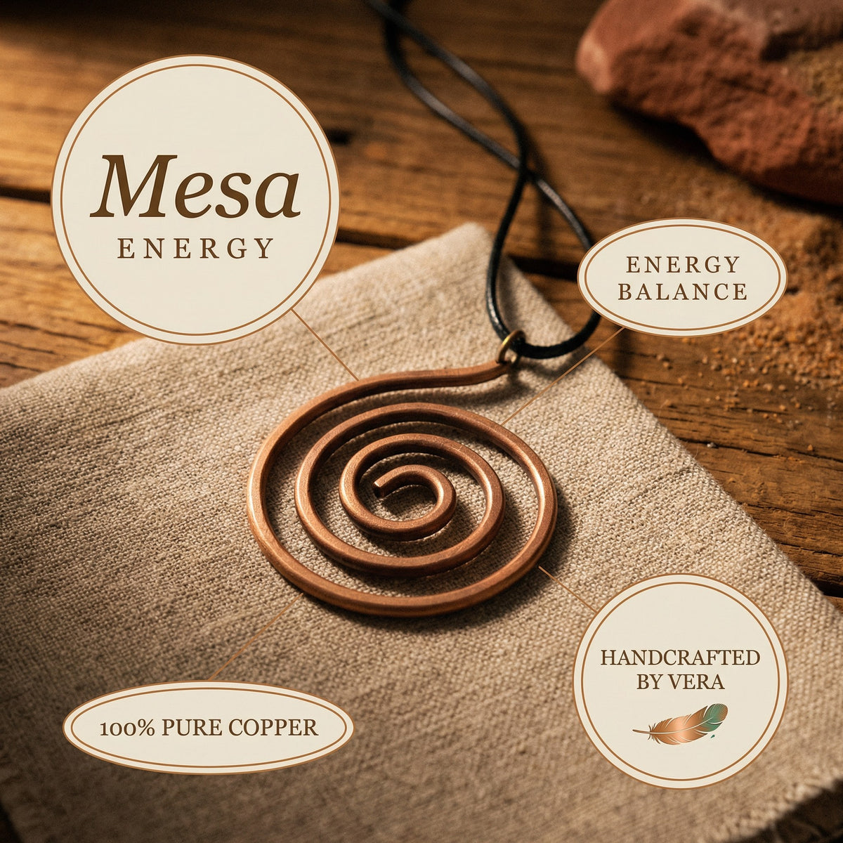 Nora's Mesa Copper Necklace