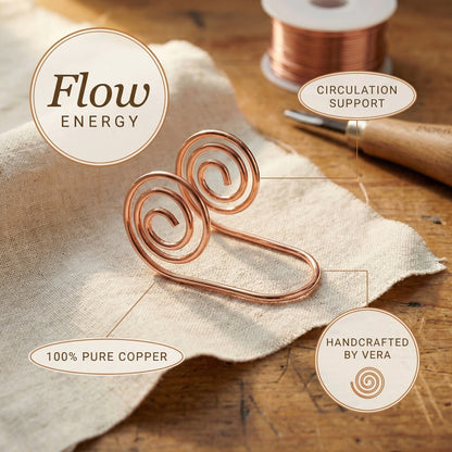 Nora's Flow Copper Hand Spiral