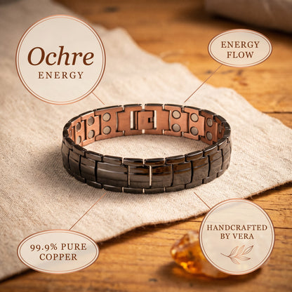 Nora's Ochre Men's Copper Bracelet