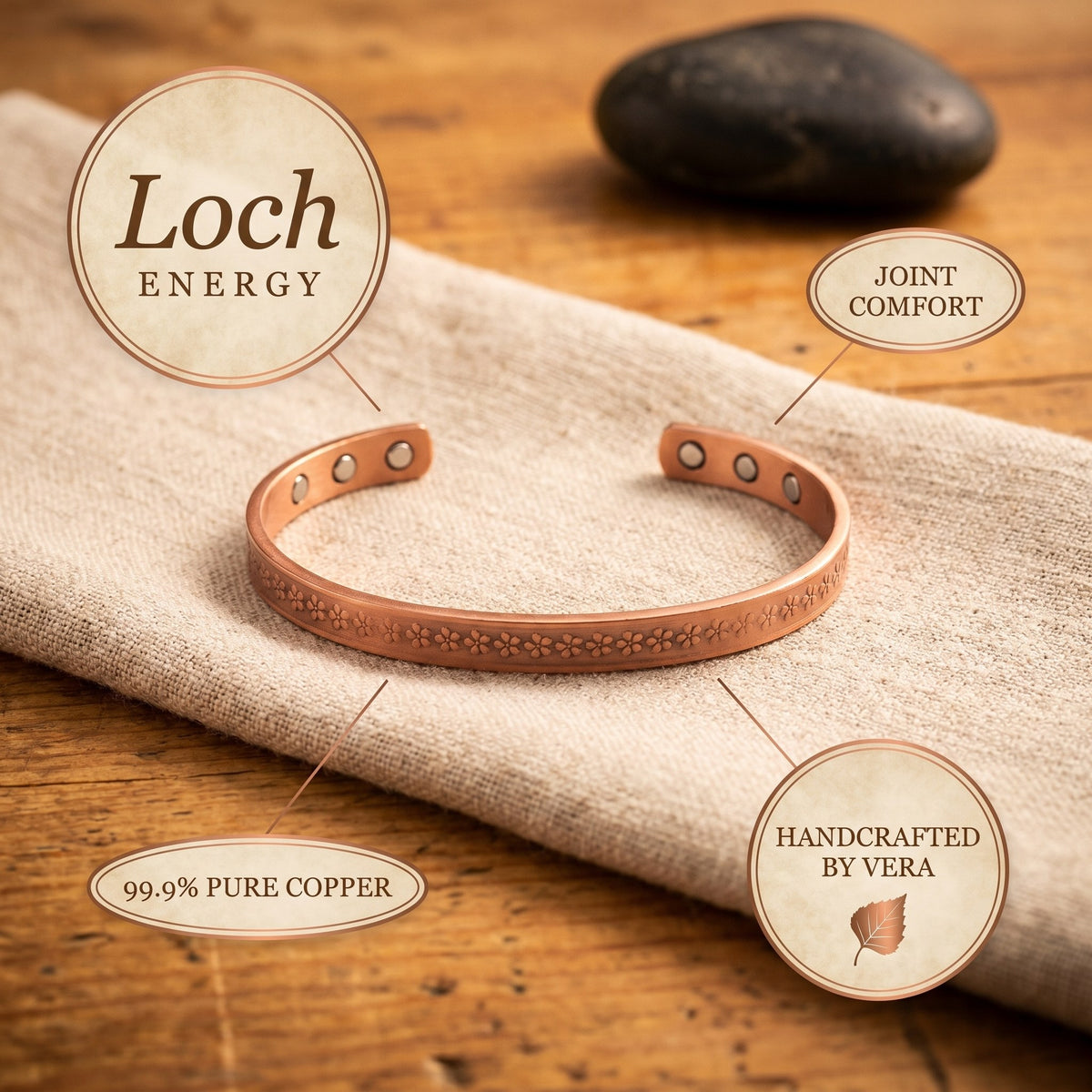 Nora's Loch Copper Bracelet