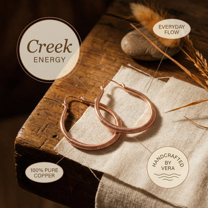 Nora's Creek Copper Earrings