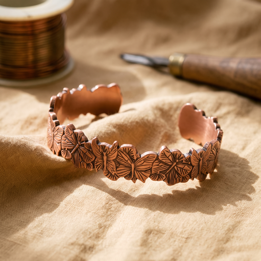 Nora's Sky Copper Bracelet