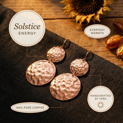 Nora's Solstice Copper Earrings
