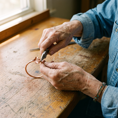 Nora's Shell Copper Bracelet