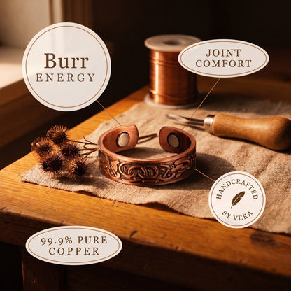 Nora's Burr Copper Ring