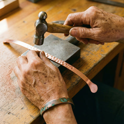 Nora's Lodestone Copper Bracelet