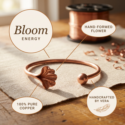 Nora's Shell Copper Bracelet