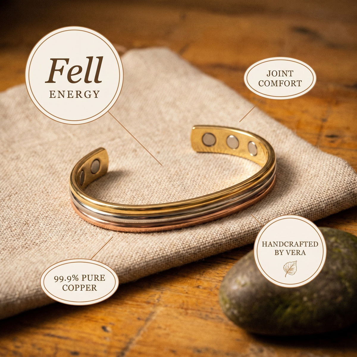 Nora's Fell Copper Bracelet