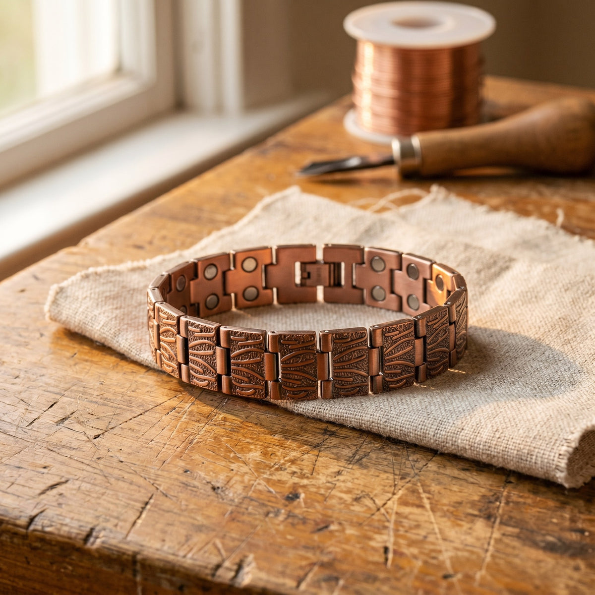 Nora's Grit Men's Copper Bracelet