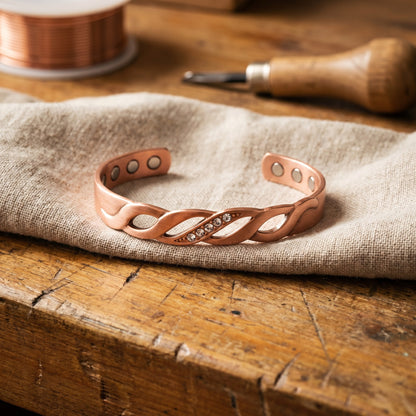Nora's Seam Copper Bracelet